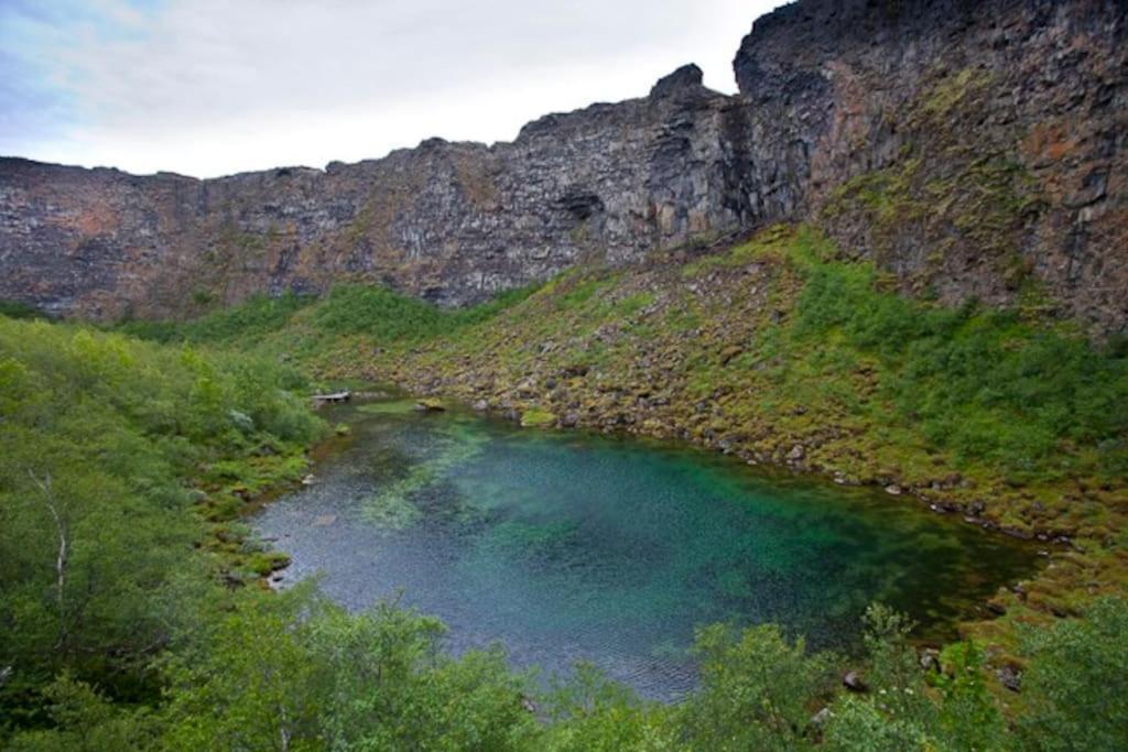 Cabin In The Lava. Near Husavik Skogar  Eksteriør billede